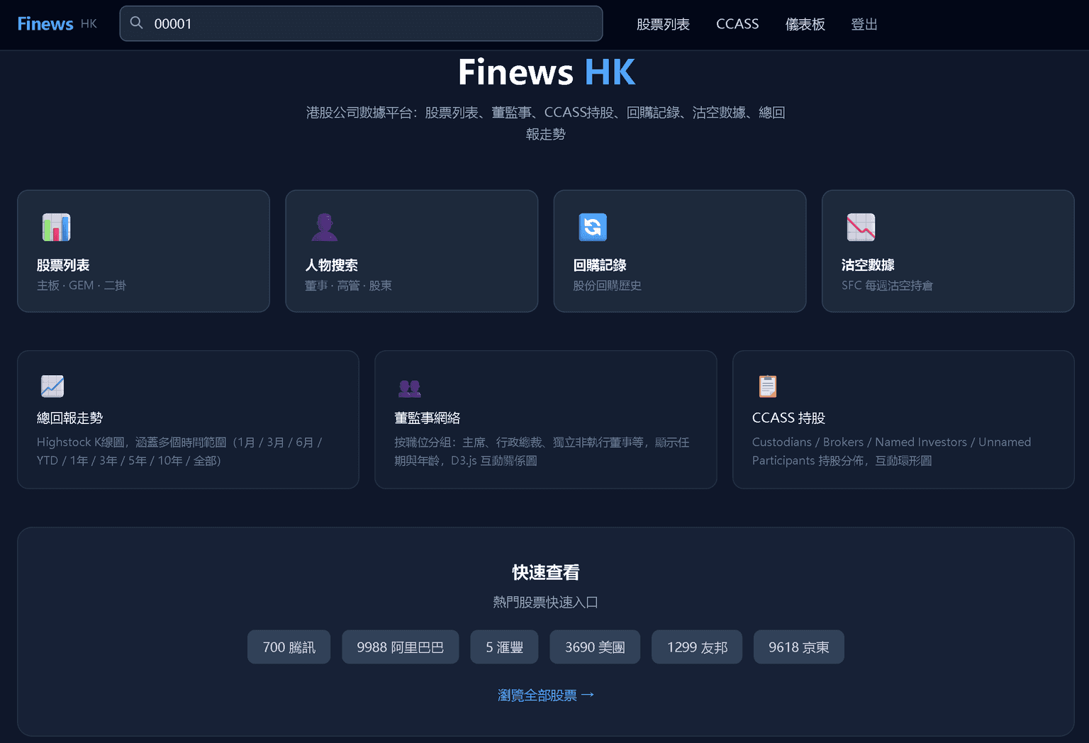 Finews — Screenshot 2